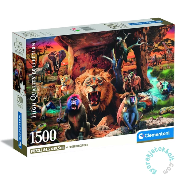 Clementoni 1500 db-os puzzle - High Quality Collection The Tribal (31722)