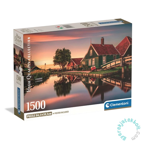 Clementoni 1500 db-os puzzle - High Quality Collection - Zannse Schans (31734)