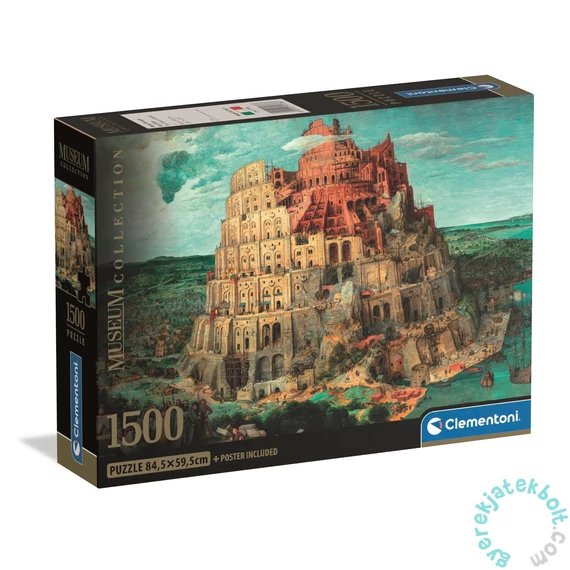 Clementoni 1500 db-os puzzle - Museum Collection - Babel Tower (31738)