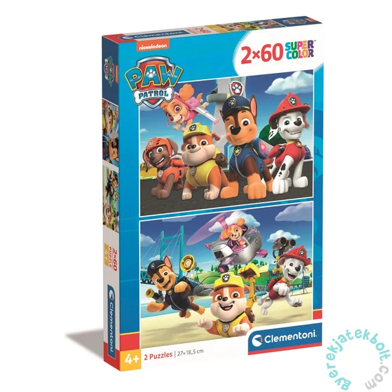 Clementoni 2 x 60 db-os puzzle - Paw Patrol (21623)