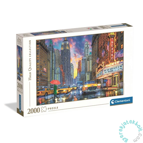 Clementoni 2000 db-os puzzle - Rainy Manhattan (32086)