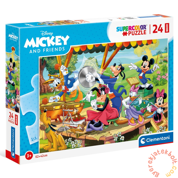 Clementoni 24 db-os Szuper Színes Maxi puzzle - Mickey egér és barátai (24218)