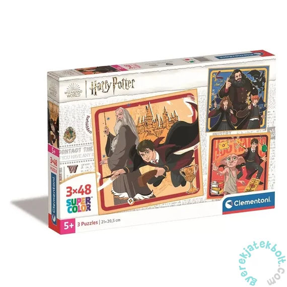 Clementoni 3 x 48 db-os puzzle - Harry Potter (25312)