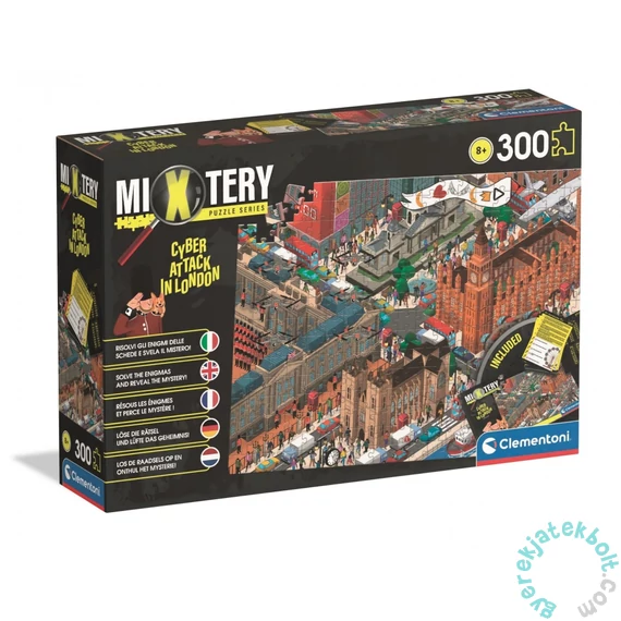 Clementoni 300 db-os puzzle - Mixtery - Hacking Attack Londonban (21714)