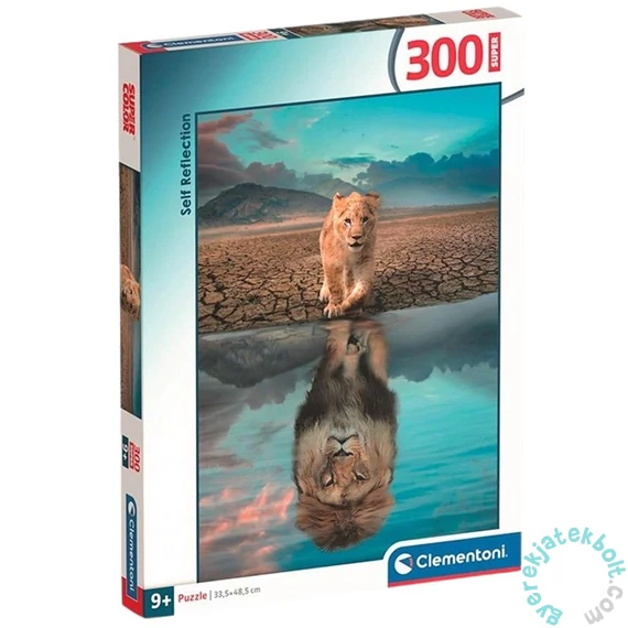 Clementoni 300 db-os puzzle - A kölyökoroszlán tükörképe (21719)