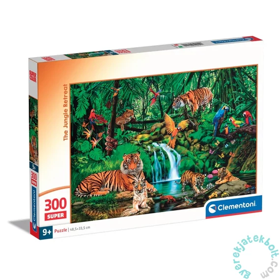 Clementoni 300 db-os puzzle - A dzsungel állatai (21721)