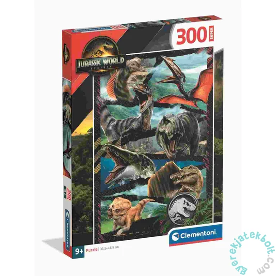 Clementoni 300 db-os puzzle - Jurassic World (21749)