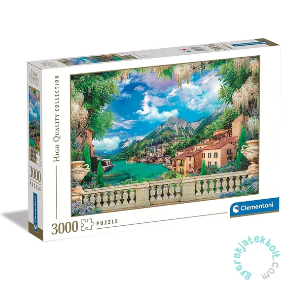 Clementoni 3000 db-os puzzle - High Quality Collection - Buja terasz a tóparton (33553)