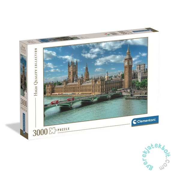 Clementoni 3000 db-os puzzle - High Quality Collection - The Houses of Parlament (33037)