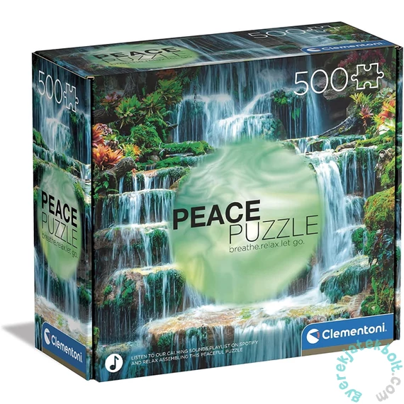 Clementoni 500 db-os puzzle - Peace Puzzle - Waterfall (35117)