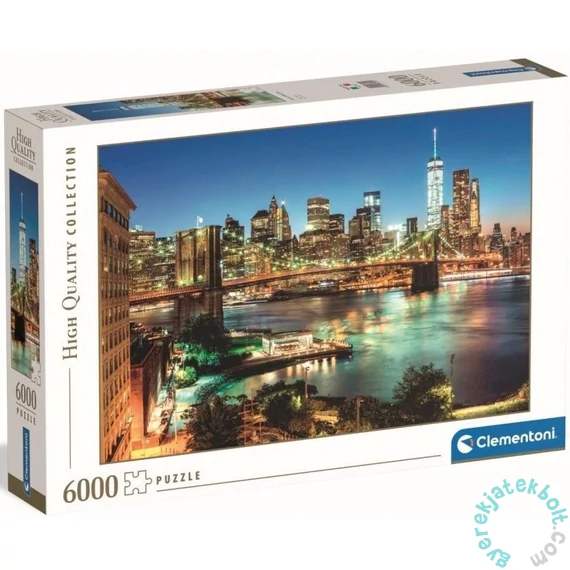 Clementoni 6000 db-os puzzle - A Brooklyn-híd fényei (36534)