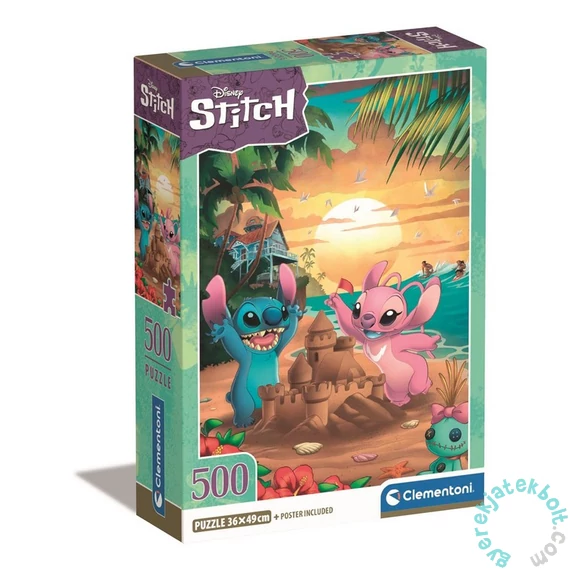 Clementoni 500 db-os puzzle - Disney - Stitch (35547)