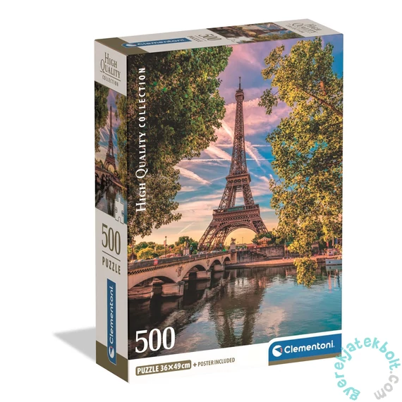 Clementoni 500 db-os puzzle - High Quality Collection - Along The Seine (35598)