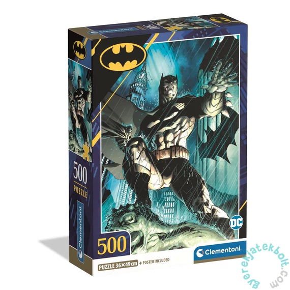 Clementoni 500 db-os COMPACT puzzle - High Quality Collection - Batman (35593)