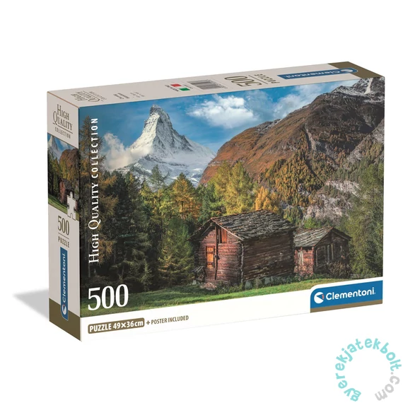 Clementoni 500 db-os puzzle - High Quality Collection - Charming Matterhorn (35597)