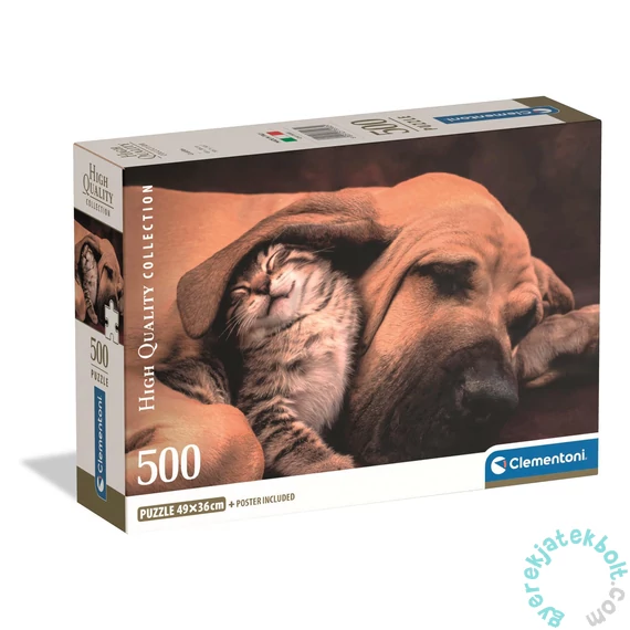 Clementoni 500 db-os puzzle - High Quality Collection - Cuddles (35583)