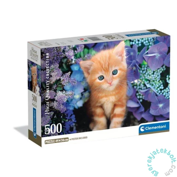 Clementoni 500 db-os puzzle - High Quality Collection - Ginger Cat (35585)