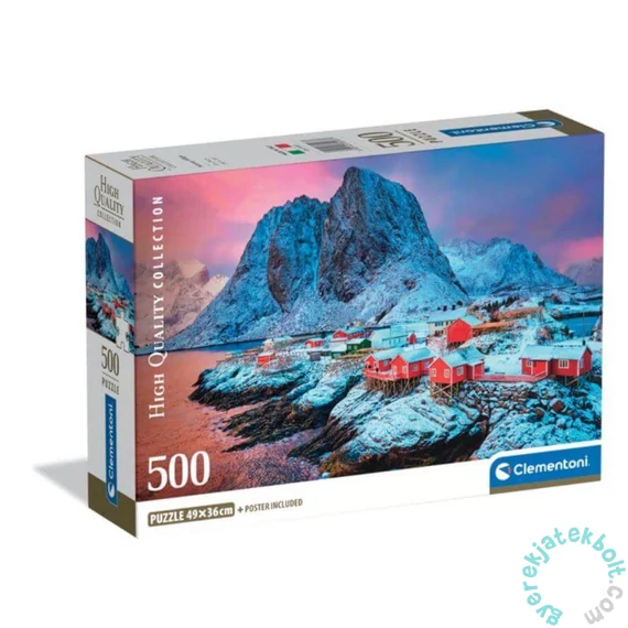 Clementoni 500 db-os puzzle - High Quality Collection - Hamnoy Village (35587)