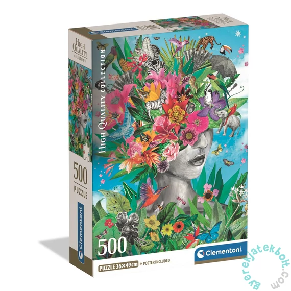 Clementoni 500 db-os puzzle - High Quality Collection - Head In The Jungle (35600)