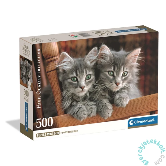 Clementoni 500 db-os puzzle - High Quality Collection - Kittens (35580)