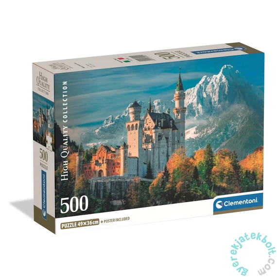 Clementoni 500 db-os puzzle - High Quality Collection - Neuschwanstein Castle (35589)