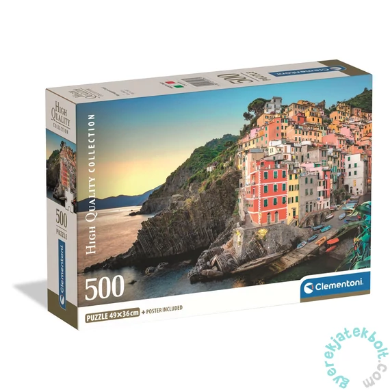 Clementoni 500 db-os puzzle - High Quality Collection - Riomaggiore Coast (35576)