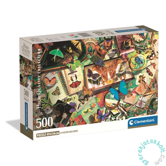 Clementoni 500 db-os puzzle - High Quality Collection - The Butterfly collector (35581)