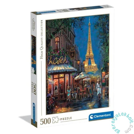 Clementoni 500 db-os puzzle - High Quality Collection - Night At The Eiffel Café (35571)