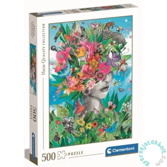Clementoni 500 db-os Szuper Színes puzzle - Fejjel a dzsungelben (35526)