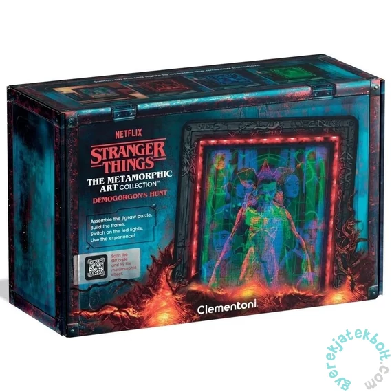 Clementoni 520 db-os puzzle kerettel - Stranger Things - Demogorgon RGB LED világítással (35611)