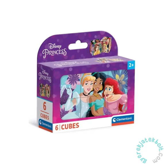 Clementoni 6 db-os mesekocka - Princess (40660)