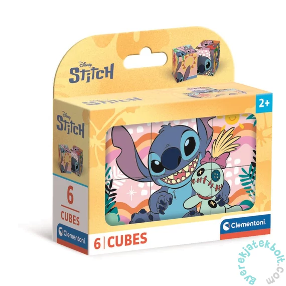 Clementoni 6 db-os mesekocka - Stitch (40905)