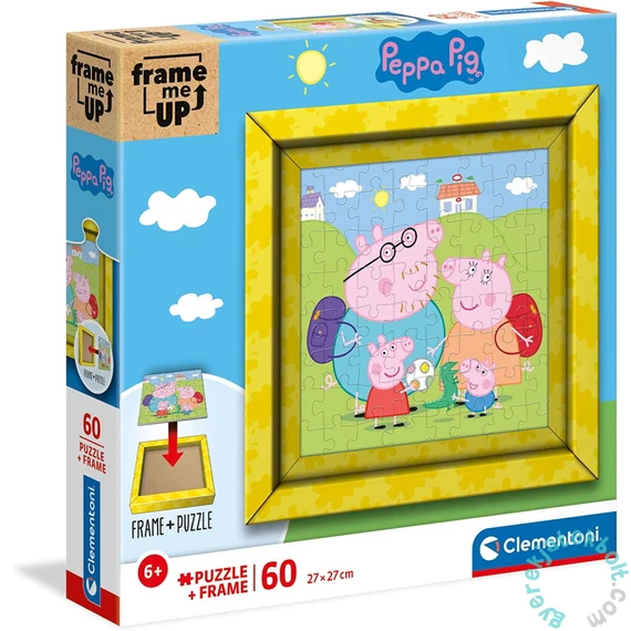 Clementoni 60 db-os puzzle képkerettel - Peppa malac (38809)