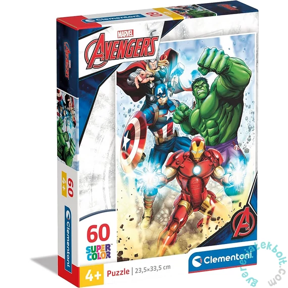 Clementoni 60 db-os Szuper Színes puzzle - Avengers - Bosszúállók (26193)