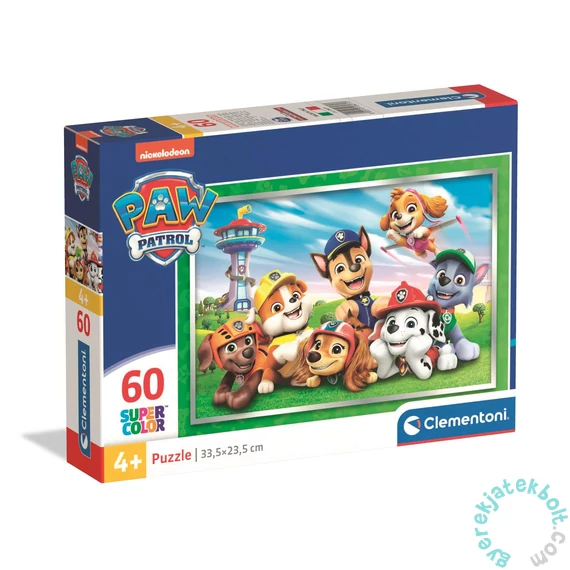 Clementoni 60 db-os  Szuper színes puzzle - Mancs őrjárat (26071)