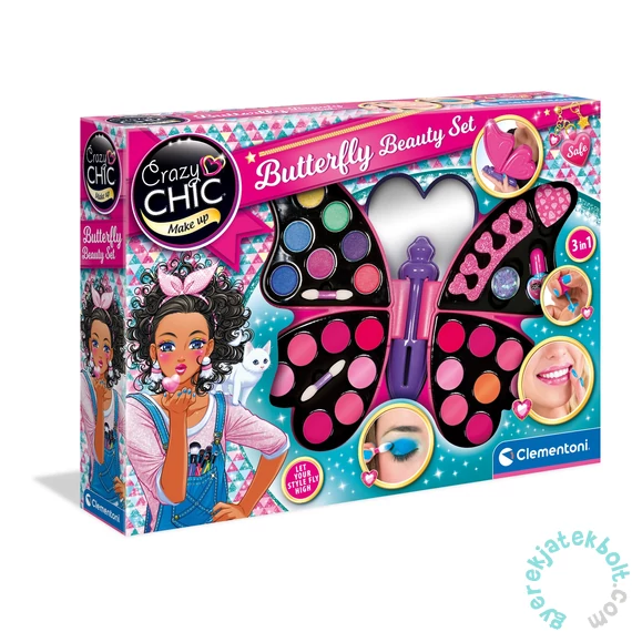 Clementoni - Crazy Chic - My Beauty World - Butterfly Beauty sminkszett (78236)