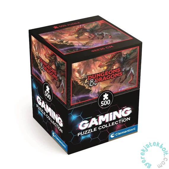 Clementoni Cube 500 db-os puzzle - Dungeon and  Dragons - A sárkány csata (35561)
