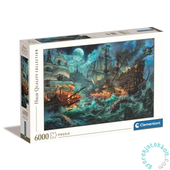 Clementoni 6000 db-os puzzle - High Quality Collection - Pirates Battle (36530)