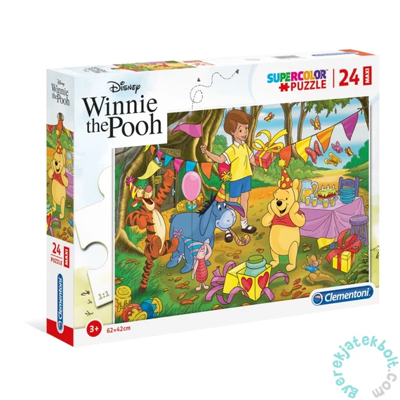Clementoni 24 db-os Szuper Színes Maxi puzzle - Micimackó (24201)