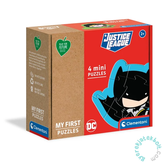 Clementoni Play for Future első puzzle (3,6,9,12 db-os) - Justice League szuperhősök (20830)