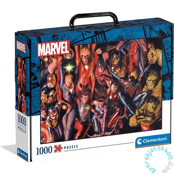Clementoni 1000 db-os puzzle bőröndben - Marvel - Avengers - Bosszúállók (39675)