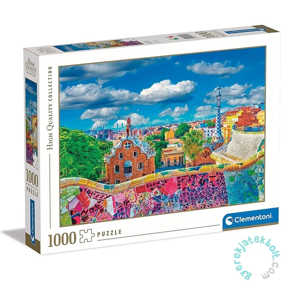 Clementoni 1000 db-os puzzle - Güell Park, Bercelona (39744)