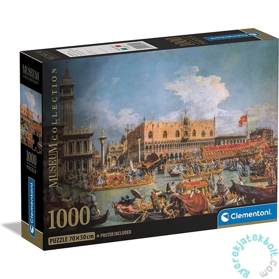 Clementoni 1000 db-os puzzle Museum Collection - Canaletto (39792)