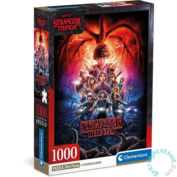 Clementoni 1000 db-os puzzle - Stranger Things 2 (39713)