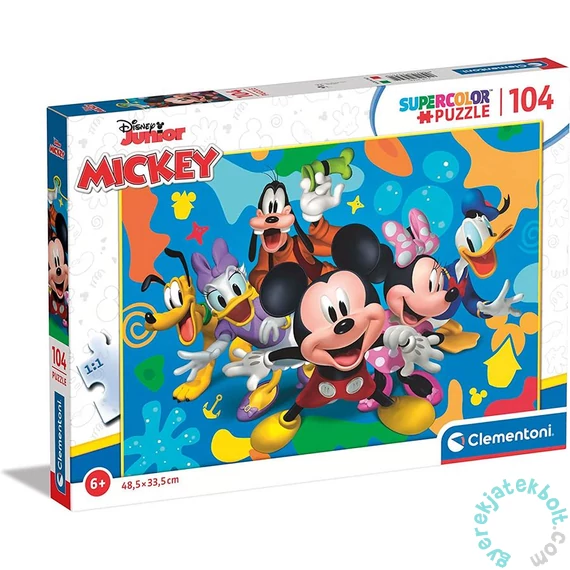 Clementoni 104 db-os Szuper Színes puzzle - Disney Junior - Mickey Mouse (25745)