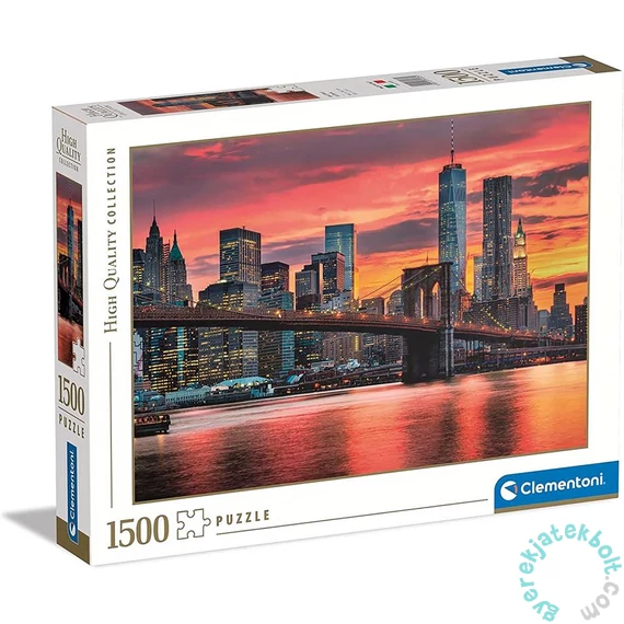 Clementoni 1500 db-os puzzle - East River folyó (31693)