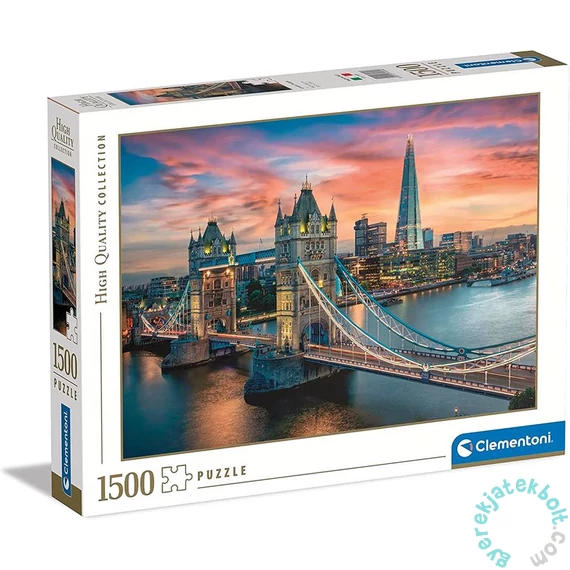 Clementoni 1500 db-os puzzle - Alkonyat Londonban (31694)