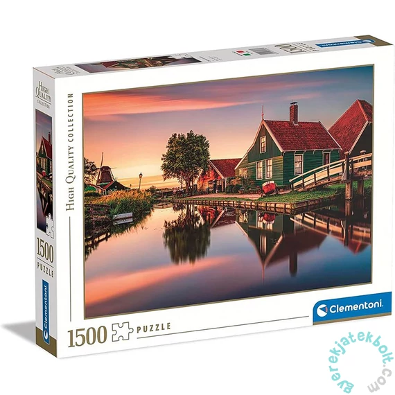 Clementoni 1500 db-os puzzle - Zaanse Schans, Hollandia (31696)