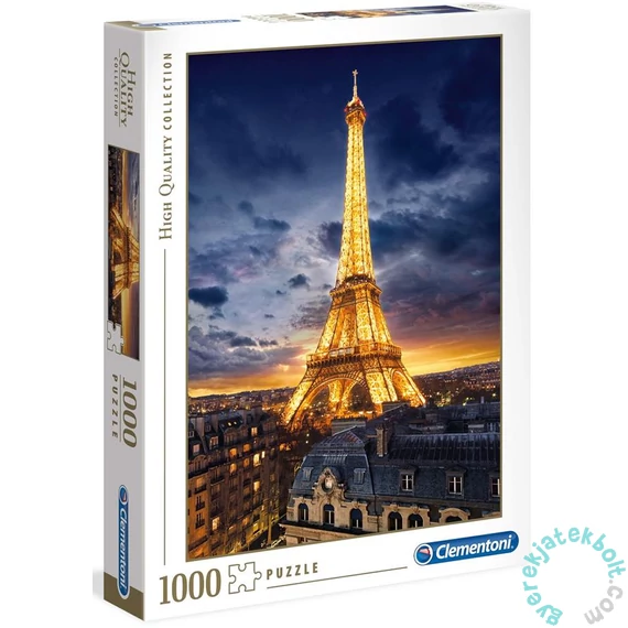 Clementoni 1000 db-os puzzle - Eiffel-torony, Párizs (39514)