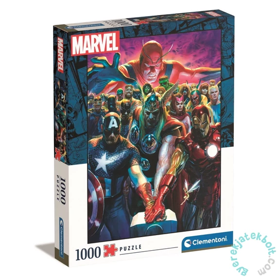 Clementoni 1000 db-os puzzle - Marvel - Avengers - Bosszúállók (39672)